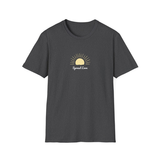 Sunrise 'Spread Love' T-Shirt — Minimal Positive Graphic Tee