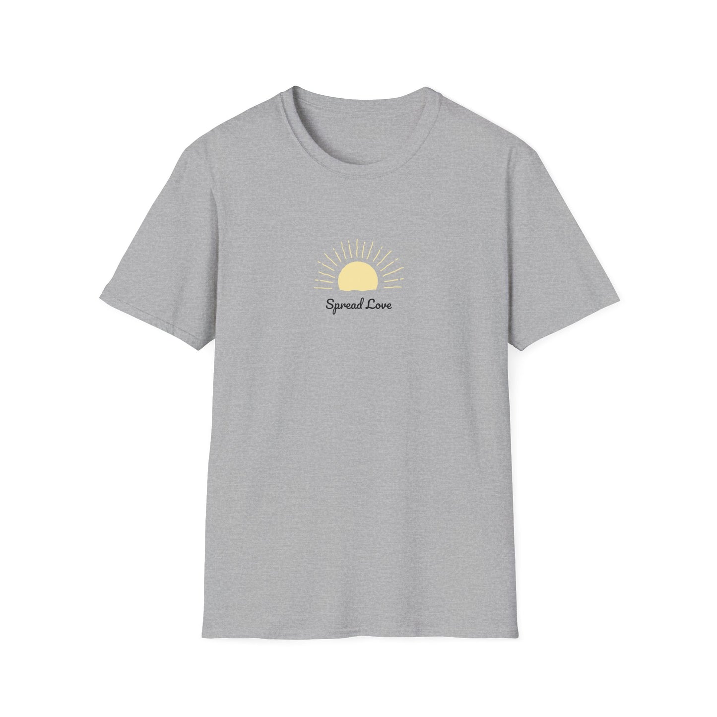 Sunrise 'Spread Love' T-Shirt — Minimal Positive Graphic Tee