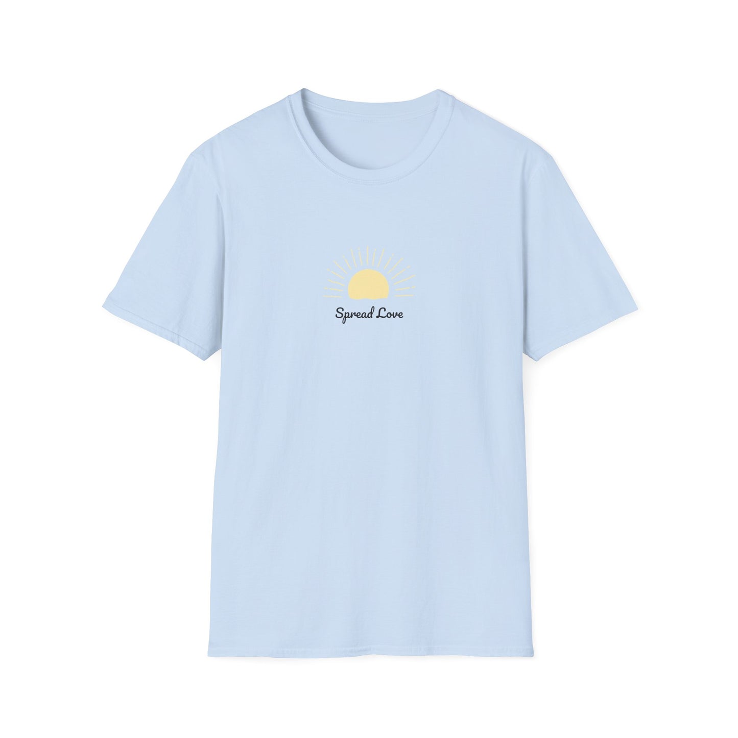Sunrise 'Spread Love' T-Shirt — Minimal Positive Graphic Tee