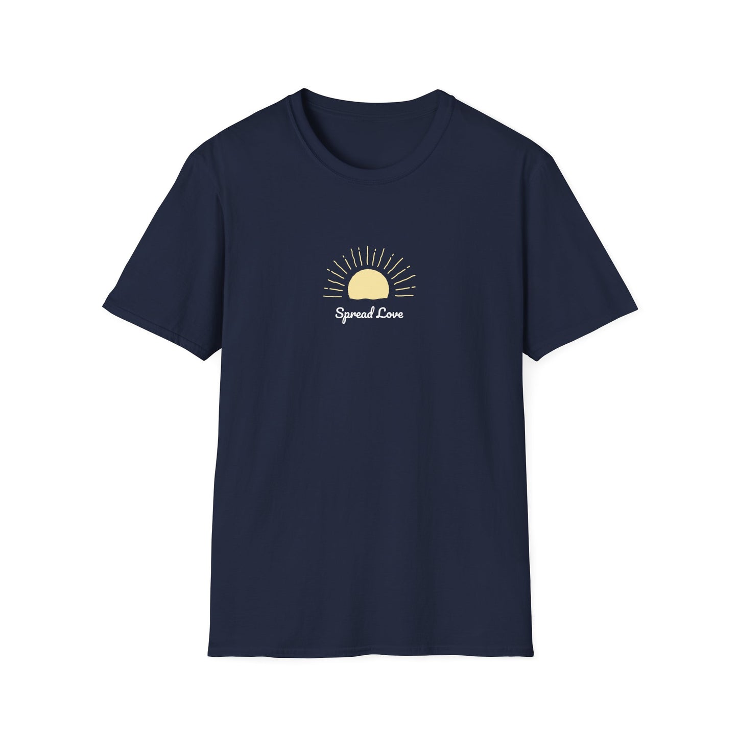 Sunrise 'Spread Love' T-Shirt — Minimal Positive Graphic Tee