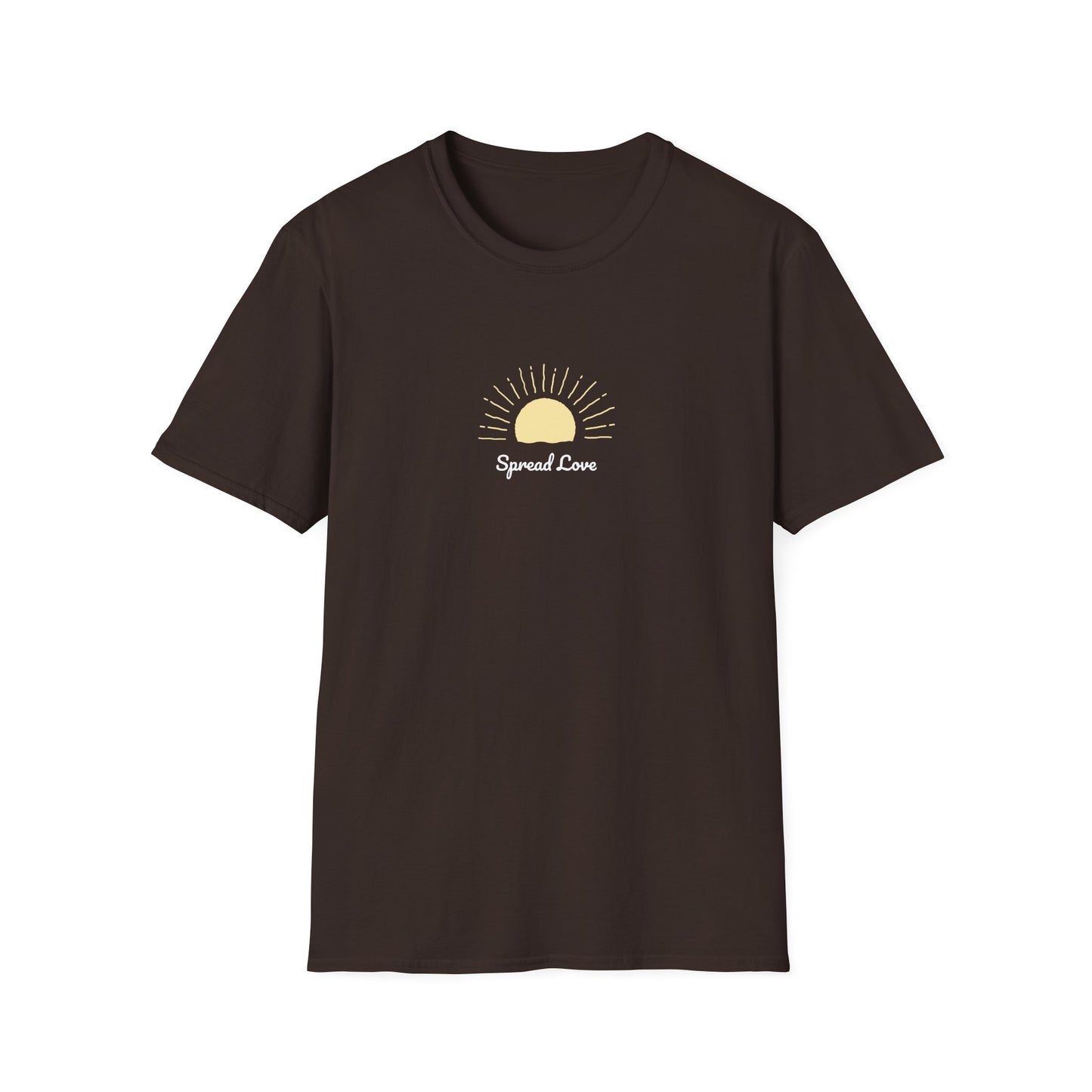 Sunrise 'Spread Love' T-Shirt — Minimal Positive Graphic Tee