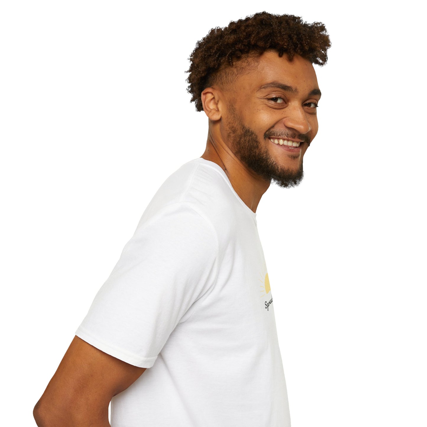 Sunrise 'Spread Love' T-Shirt — Minimal Positive Graphic Tee