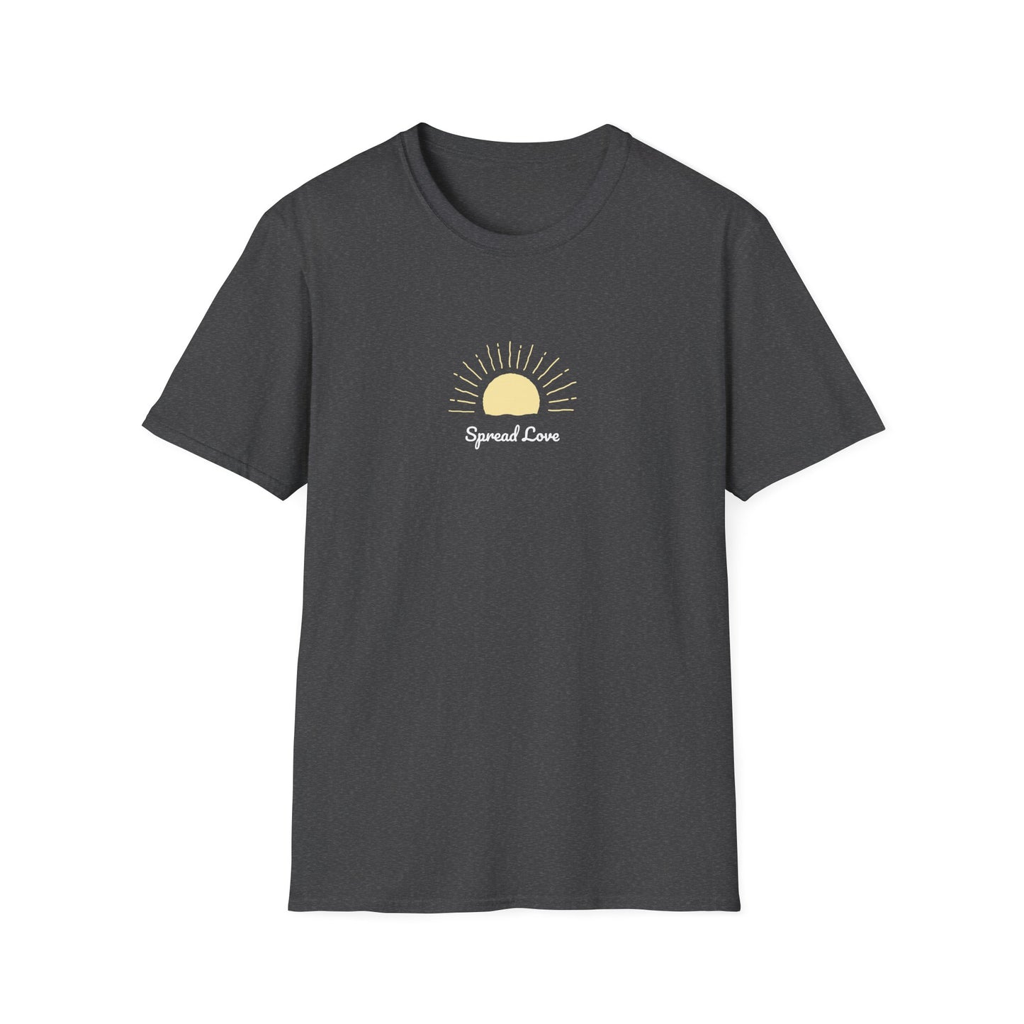 Sunrise 'Spread Love' T-Shirt — Minimal Positive Graphic Tee