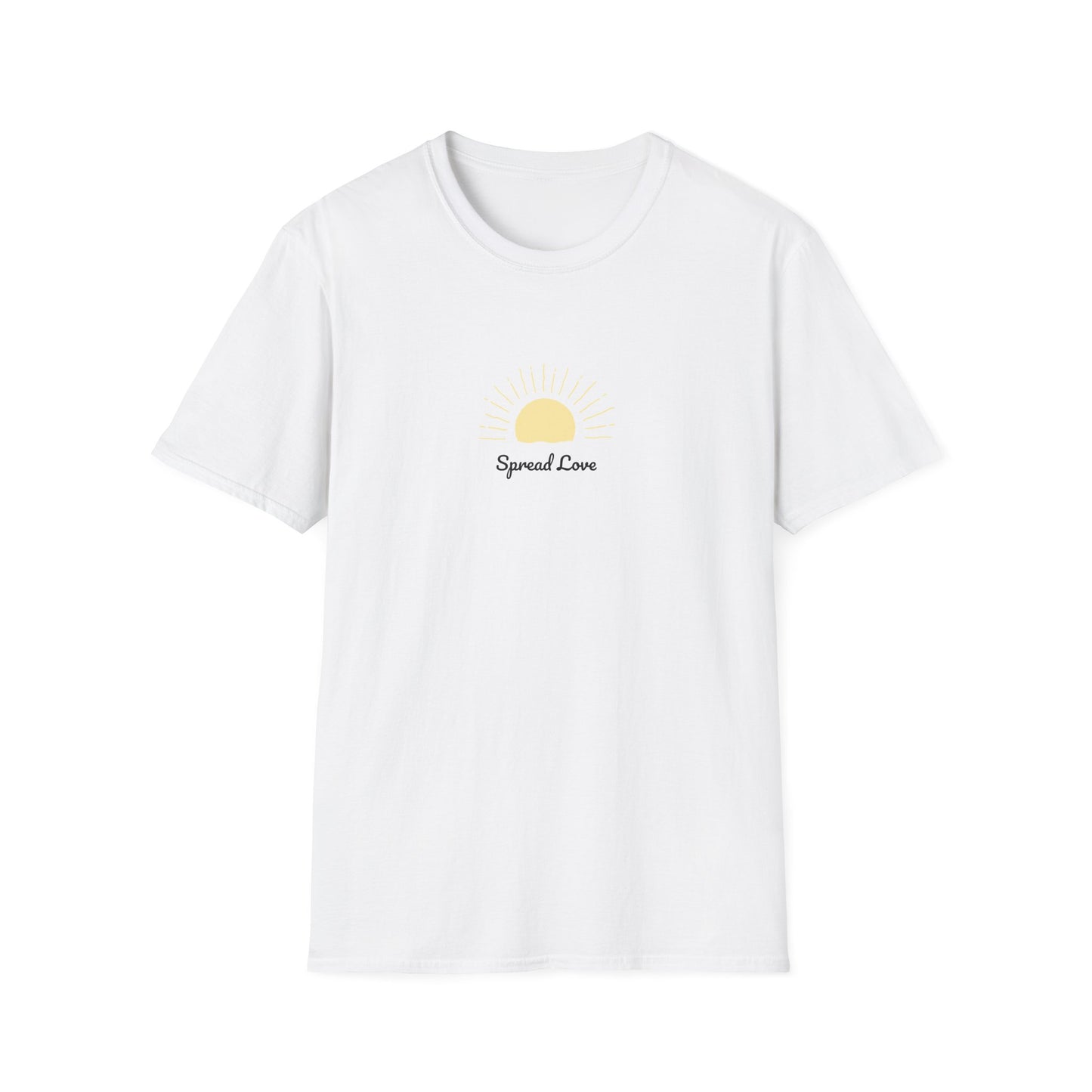 Sunrise 'Spread Love' T-Shirt — Minimal Positive Graphic Tee