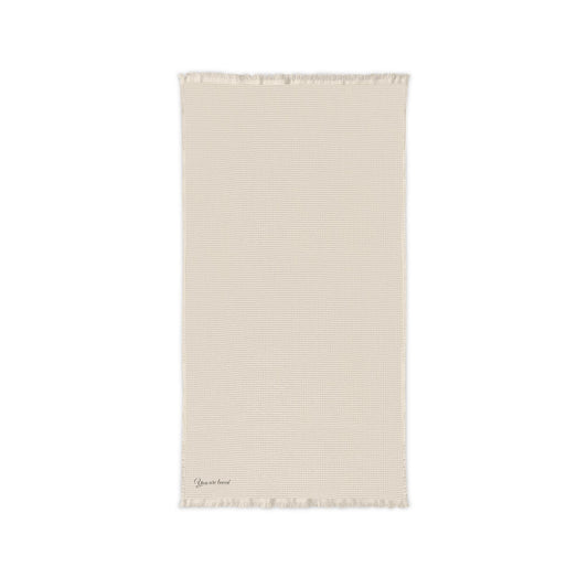 You are loved - Cotton Waffle Throw (Embroidery)