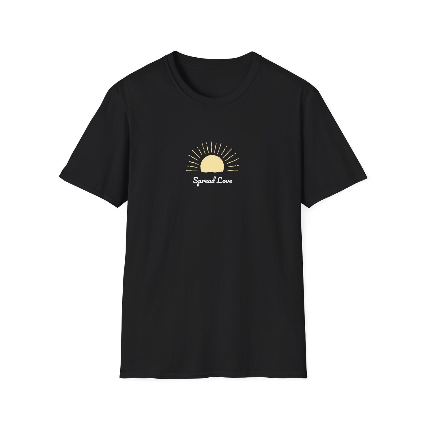 Sunrise 'Spread Love' T-Shirt — Minimal Positive Graphic Tee